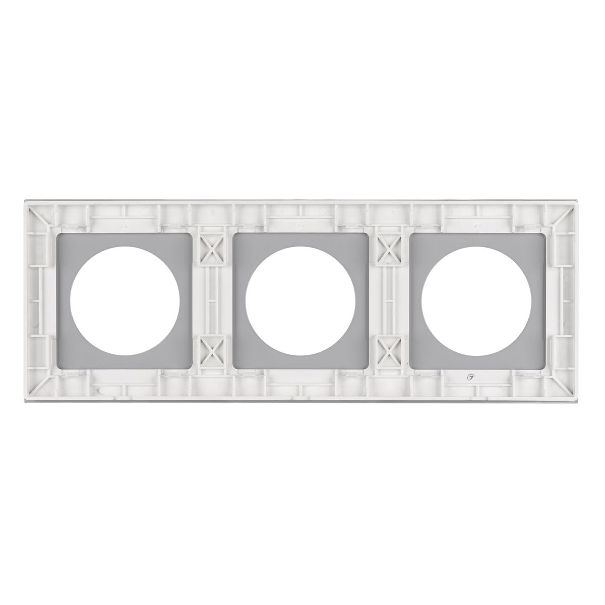 Рамка стеклянная на 3 поста Arlight FRM-GLARE-GC-3-WH 043838