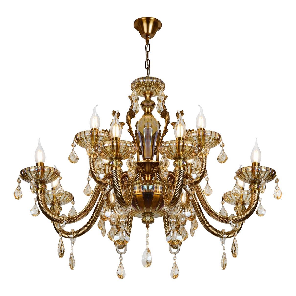 Подвесная люстра iLamp Asia 81069-8+4 BR