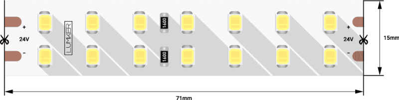 Светодиодная лента DesignLed DSG2196-24-NW-33 000528