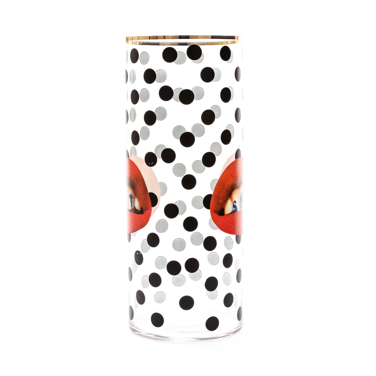 Ваза Shit Pois Big Seletti Toiletpaper Glass Vase 14200