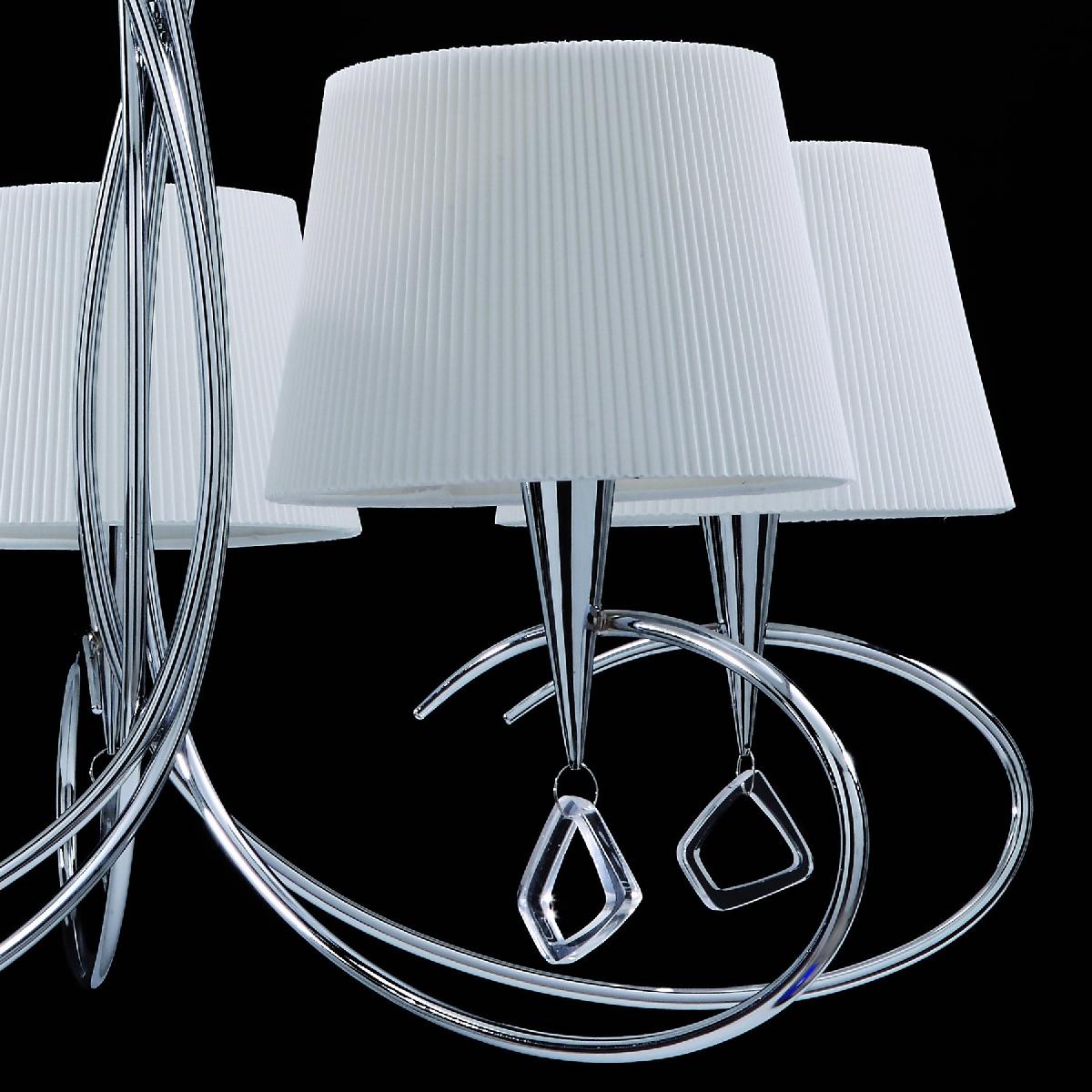 Подвесная люстра Mantra Mara Chrome - White 1641
