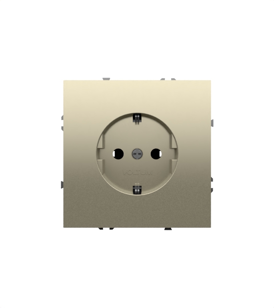 Розетка Voltum S70 VLS040103 (кашемир)