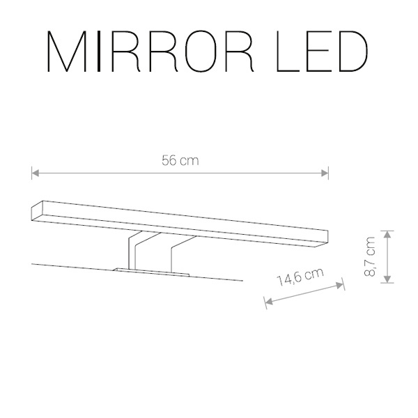 Подсветка для зеркал Nowodvorski Mirror Led 9340