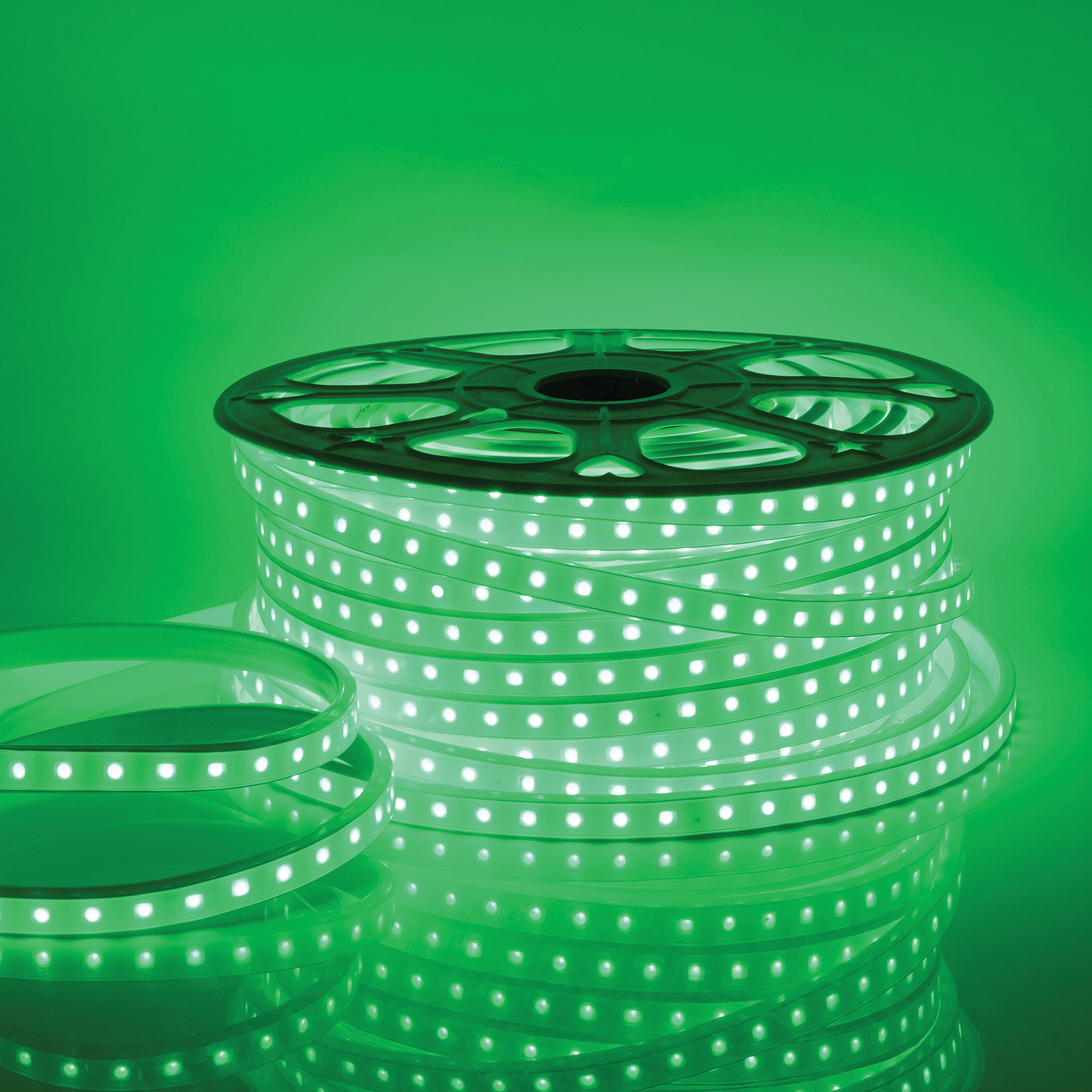 Светодиодная лента Apeyron 220В ЭКО 12Вт/м smd5050 60д/м IP65 600Лм/м 50м RGB SL-64