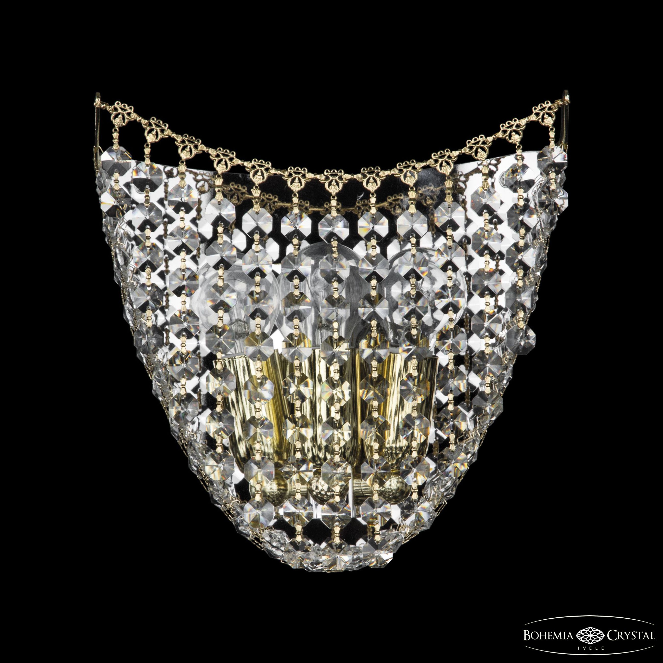 Настенный светильник Bohemia Ivele Crystal 77081B/22 G