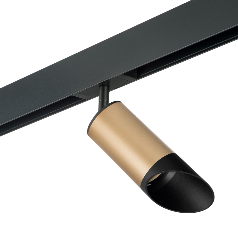 Трековый светильник (золото) Lightstar Rullo PRO44037 (214440+595057+201437)