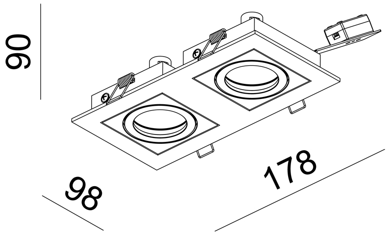 Встраиваемый светильник Deko-Light Kardan 110101