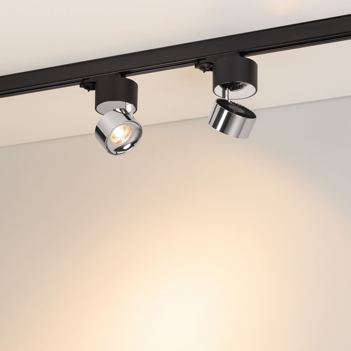 Трековый трехфазный светильник Arlight SP-PLURIO-TRACK-4TR-R77-9W Warm3000 038125