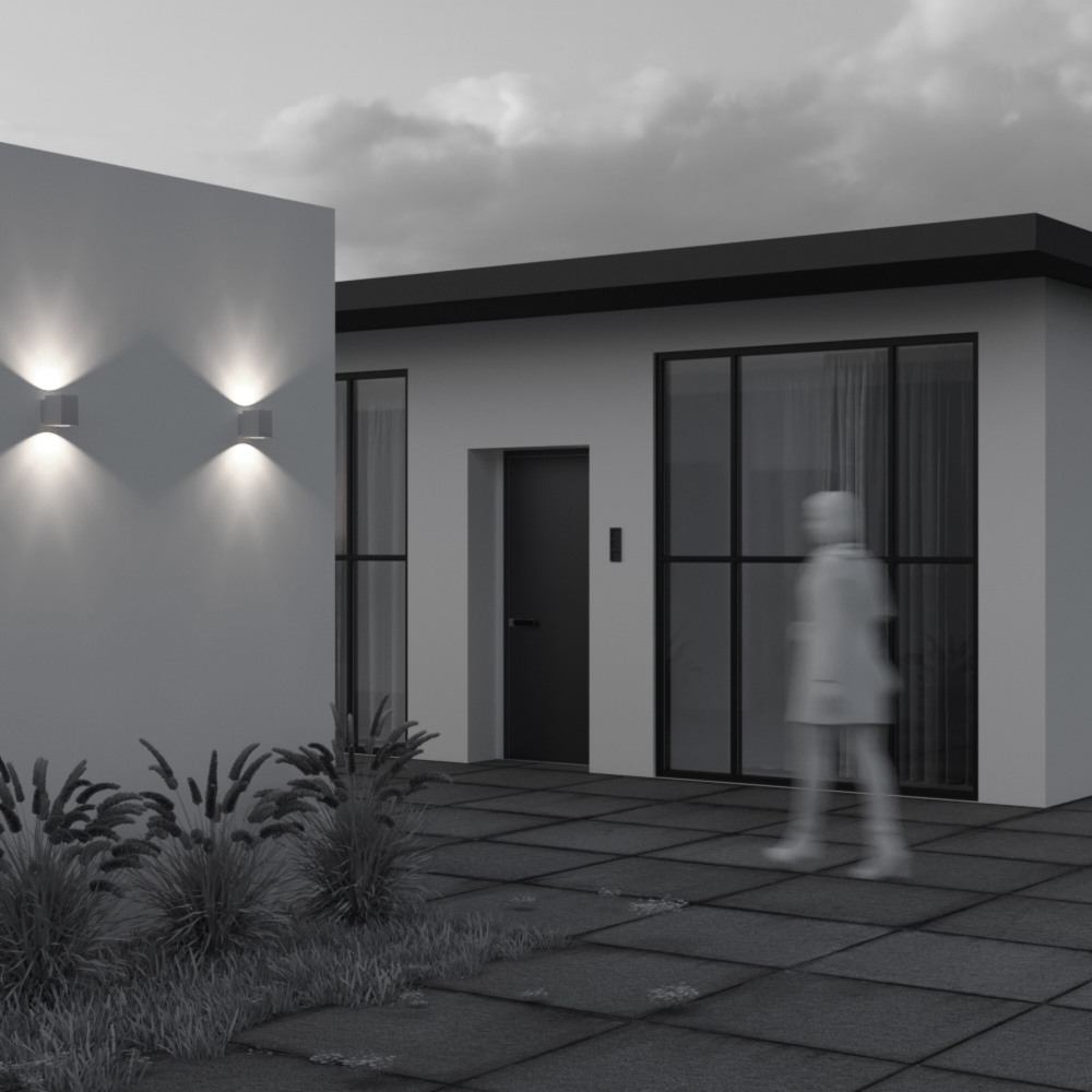 Уличный настенный светильник Maytoni Block O507WL-L10W3K