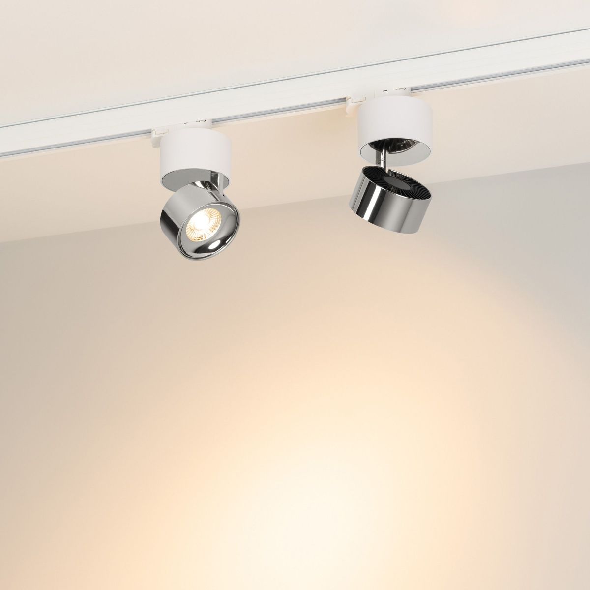 Трековый трехфазный светильник Arlight SP-PLURIO-TRACK-4TR-R77-9W Warm3000 038118