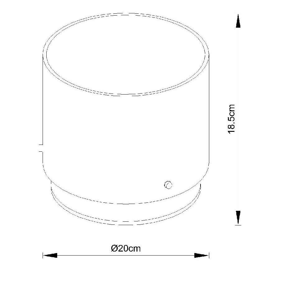 Настольная лампа Lucide Owino 74502/20/65
