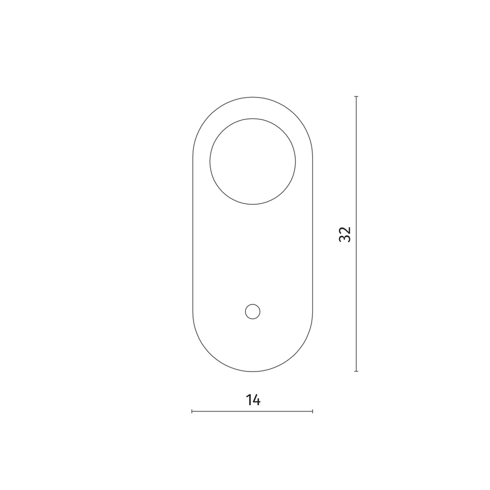 Бра с выключателем на корпусе Divinare Milano 5406/33 AP-1