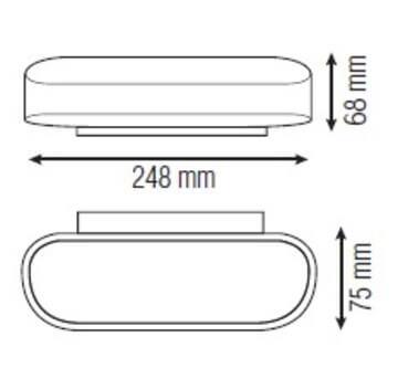 Настенный светодиодный светильник Horoz Belen-18 белый 029-003-0018 HRZ00002189