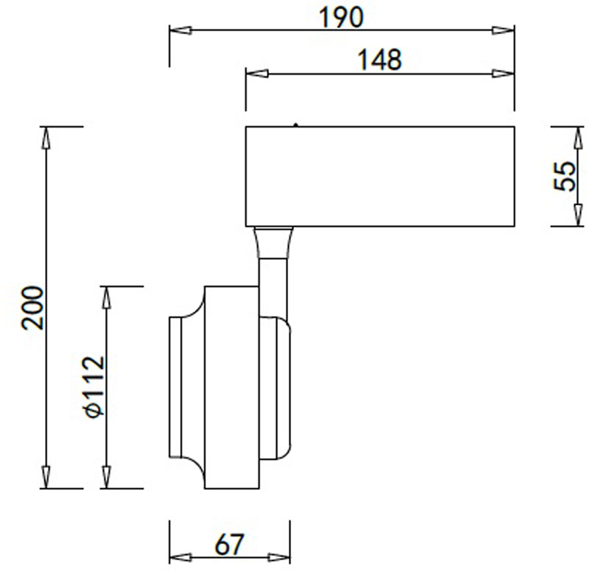 Трековый магнитный светильник Donolux Occhio DL18784/01M White 4000K