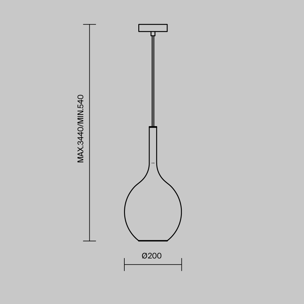Подвесной светильник Maytoni Duality MOD271PL-01B3