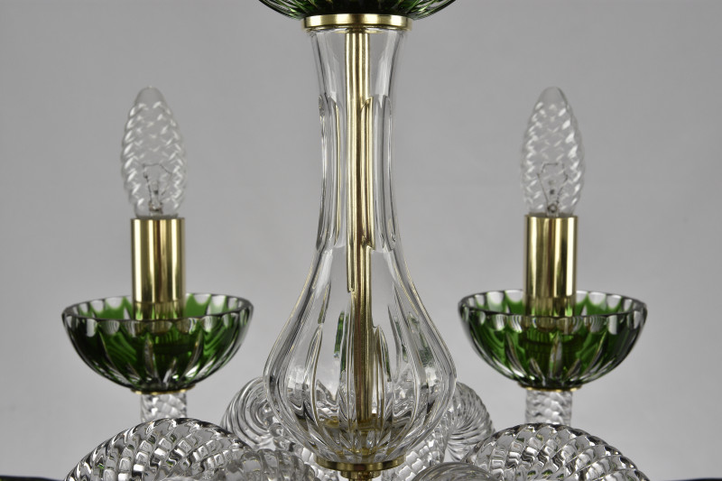 Подвесная люстра Bohemia Ivele Crystal 1308/6/165 G Cl/Clear-Green/H-1K