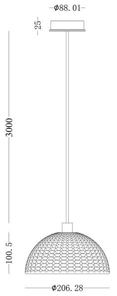 Подвесной светильник Deko-Light Basket 342142