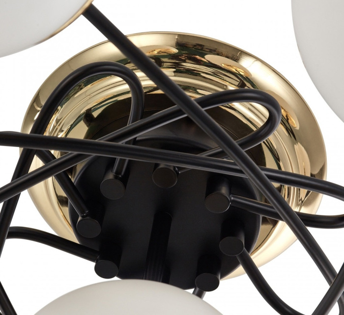 Потолочная люстра Arte Milano 276408/8+1 BK/GD