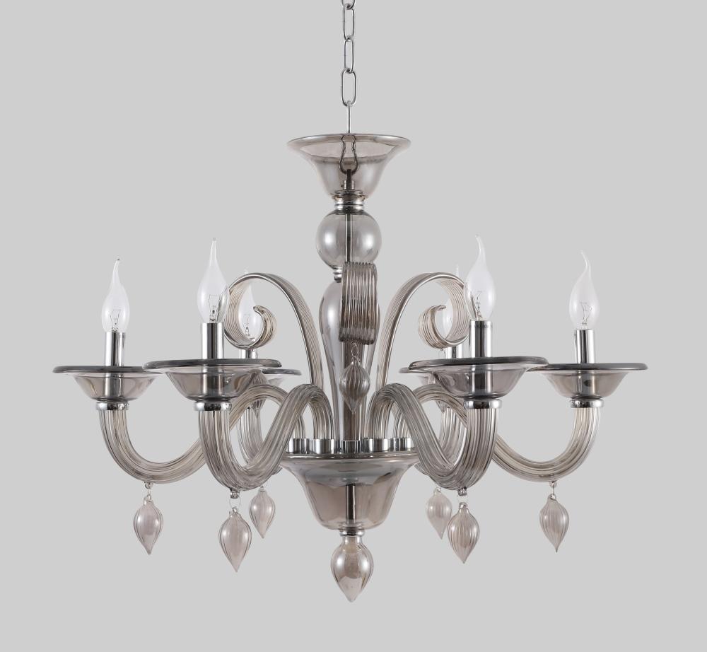 Подвесная люстра Crystal Lux Caetano SP-PL6 Smoke