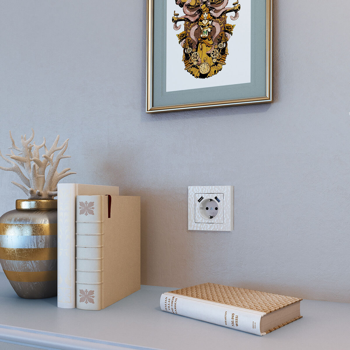 Лицевая панель Werkel Hammer белый 4690389162985