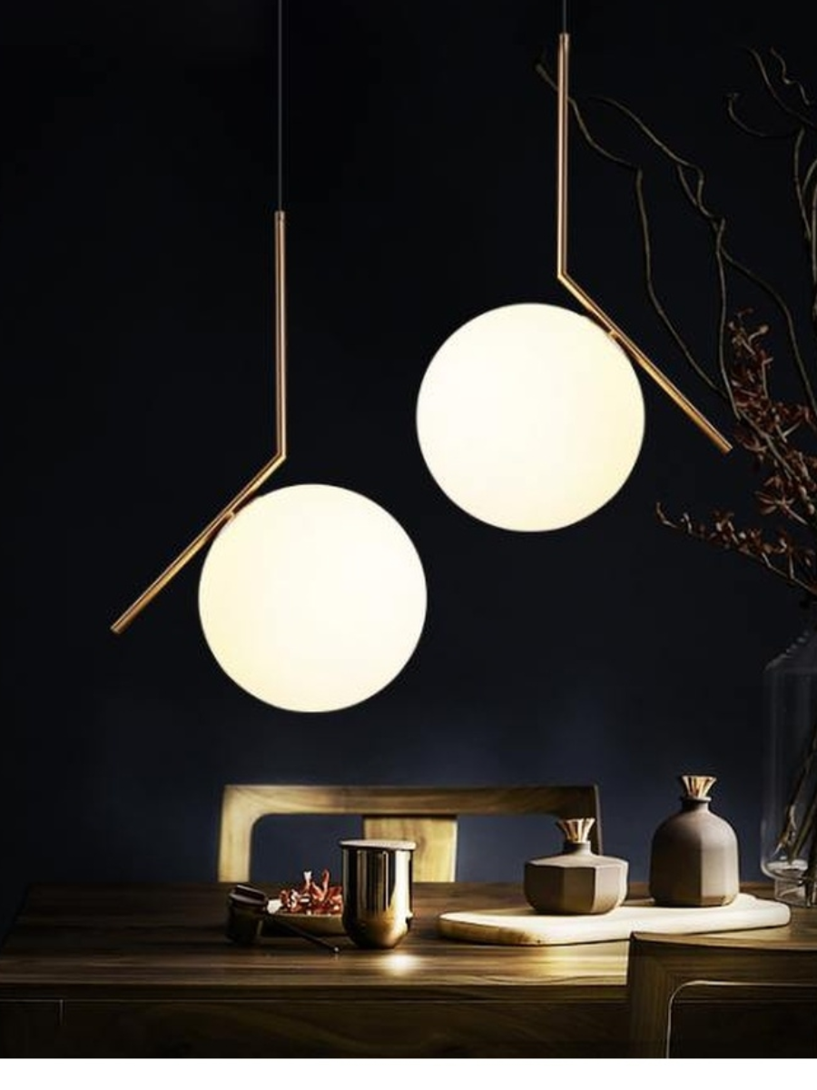 Подвесной светильник Elvan PD-4457L/1-E14-Gl