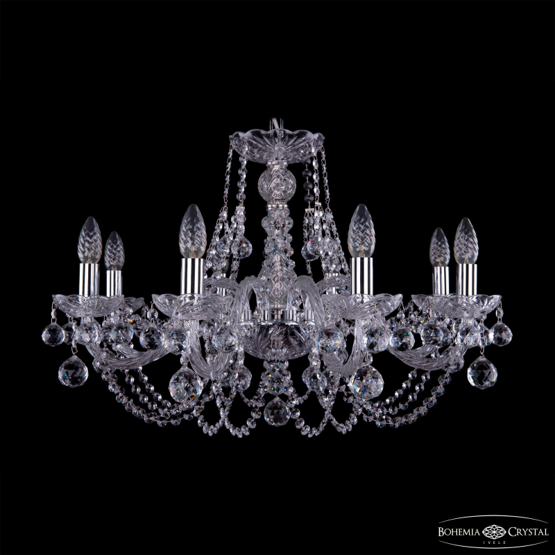 Подвесная люстра Bohemia Ivele Crystal 1406/8/240 Ni Balls