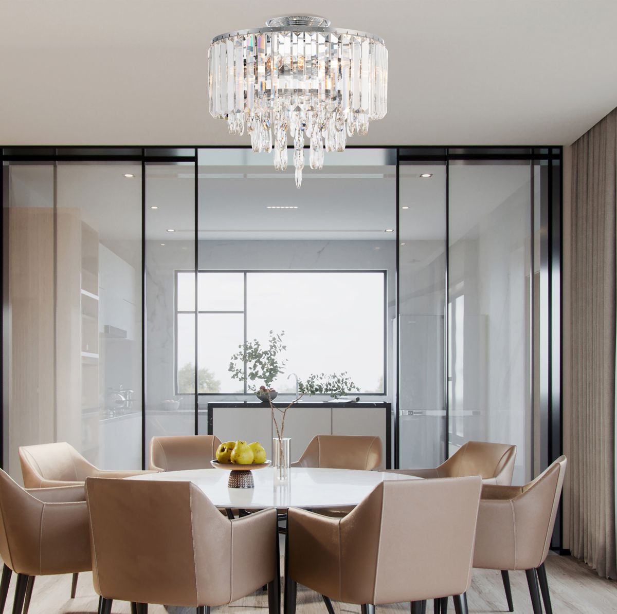 Потолочная люстра Arte Milano Sorrento 375509/6/40/390 CR