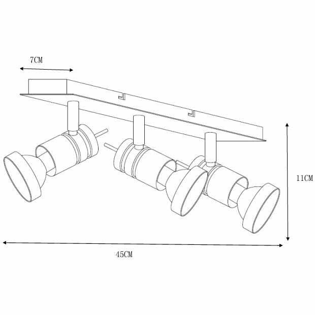 Светодиодный спот Lucide Twinny Led 17990/15/12