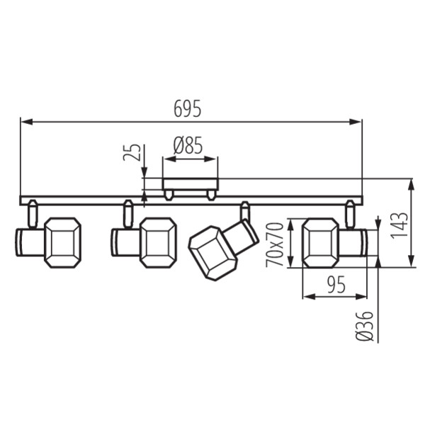 Настольная лампа Kanlux Heron Led B 27600