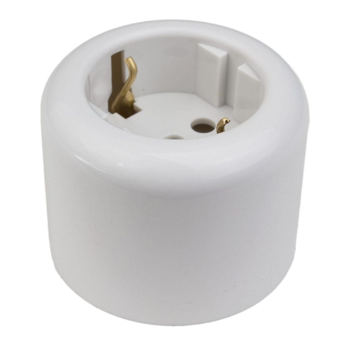 Розетка с заземляющим контактом Bironi Ришелье R1-101-01