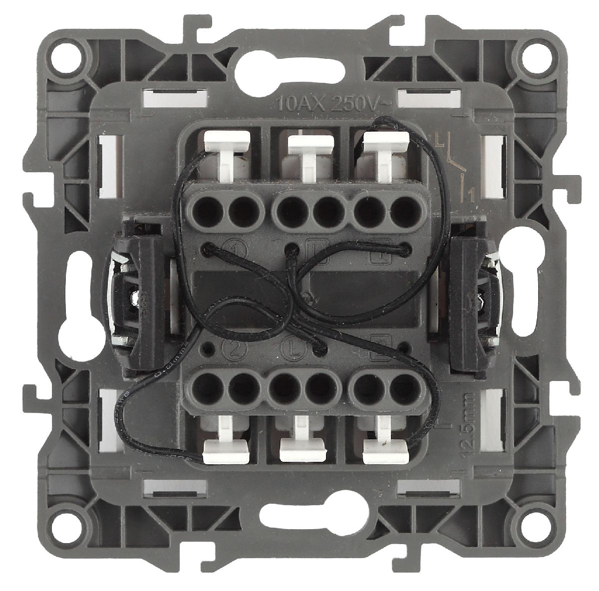 Выключатель двойной с подсветкой Эра 12-1105-01 Б0014657