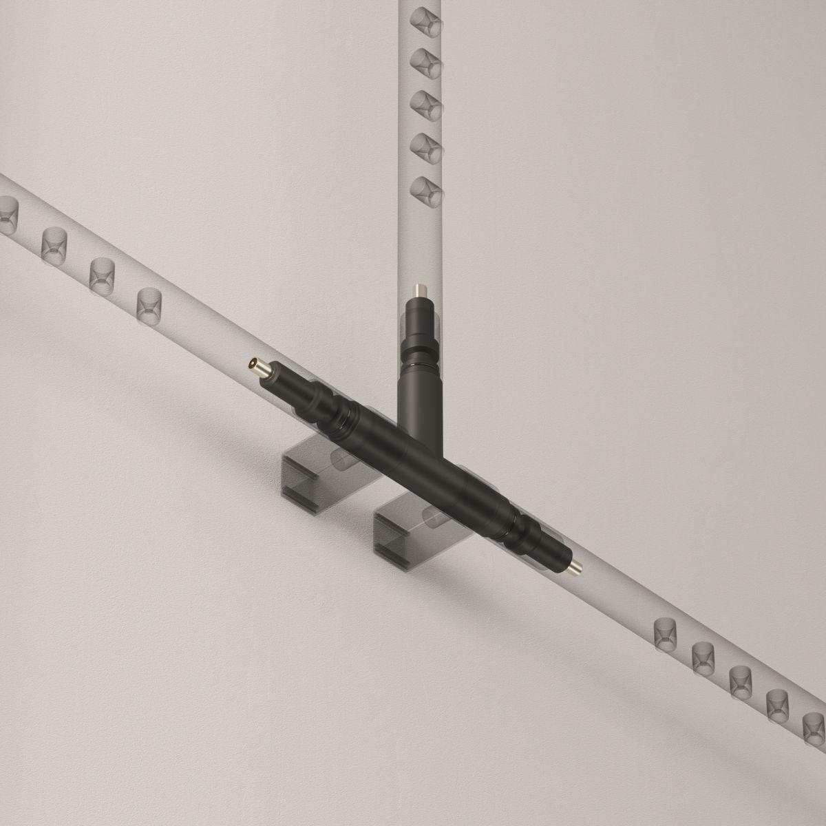 Т- образный коннектор для штанговой системы Maytoni Axity CA007TC-B