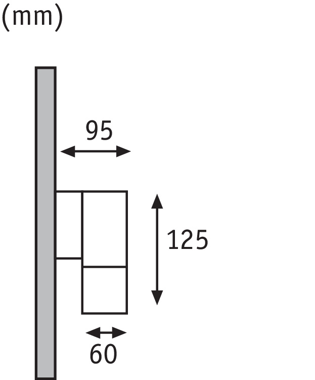 Уличный настенный светодиодный светильник Paulmann Led Flame Eisen 18008