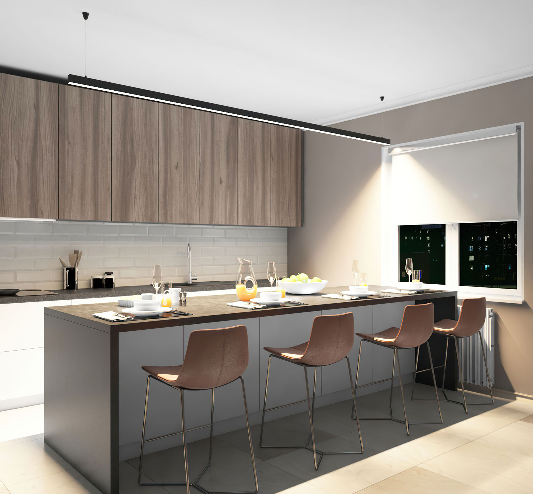 Подвесной светильник Denkirs DK9304-BK