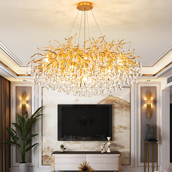 Подвесная люстра ImperiumLoft Droplet Chandelier Circle 213701-22