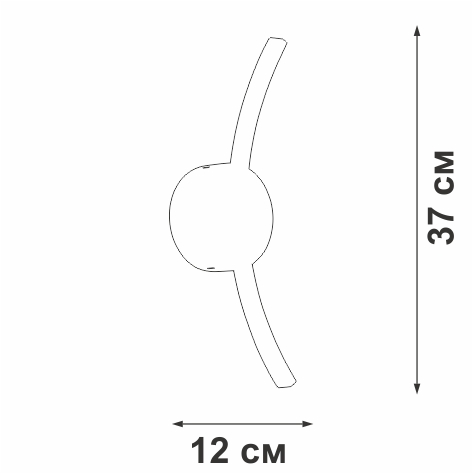 Настенный светильник Vitaluce V2870-0/1A