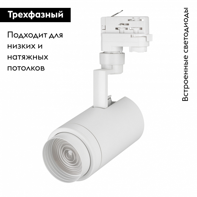 Трековый светильник Arlight LGD-Zeus-4TR-R88-20W Warm SP2900-Meat 029980