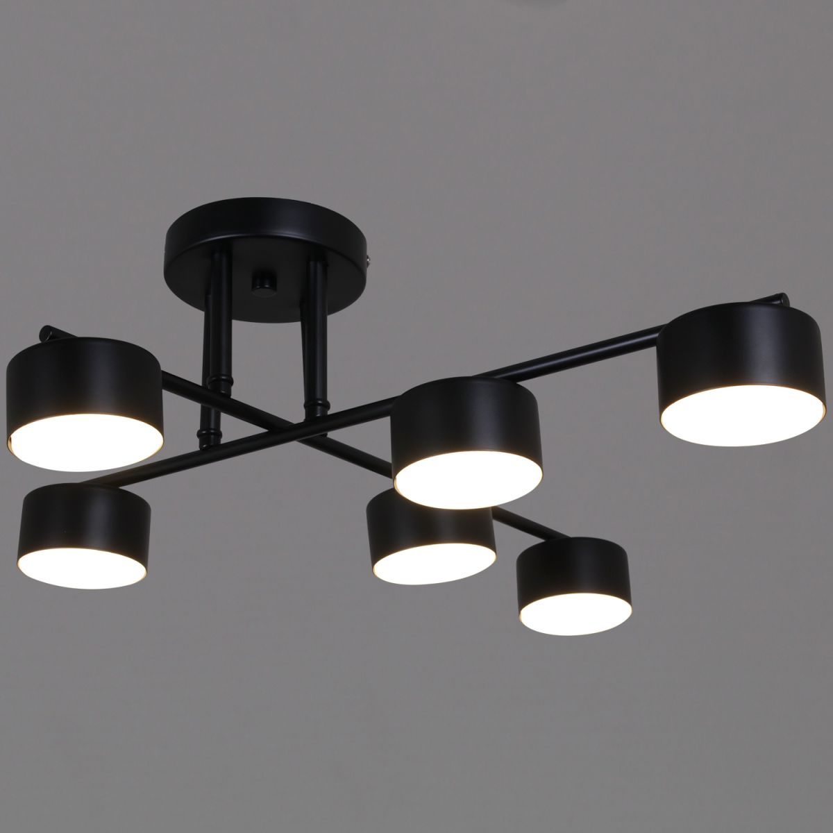 Потолочная люстра Reluce 03725-0.3-06 BK GX53