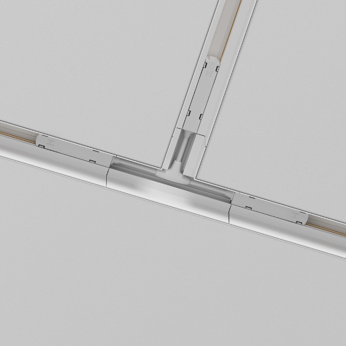 T-образный коннектор питания для магнитного шинопровода Maytoni Technical Magnetic track system Gravity TRA004CWT-22W