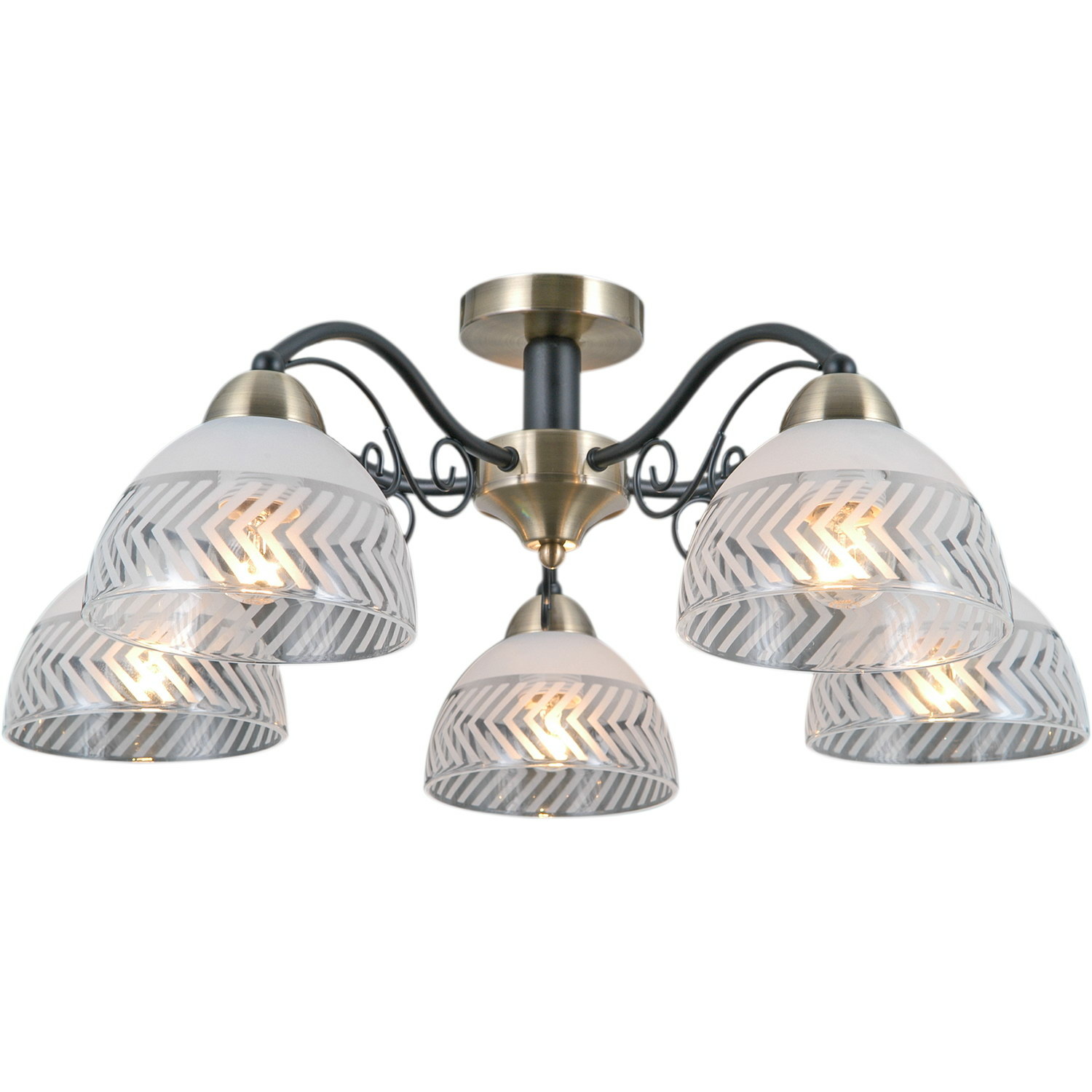 Люстра на штанге Illumico IL0435-5CSQ-79 AB BK