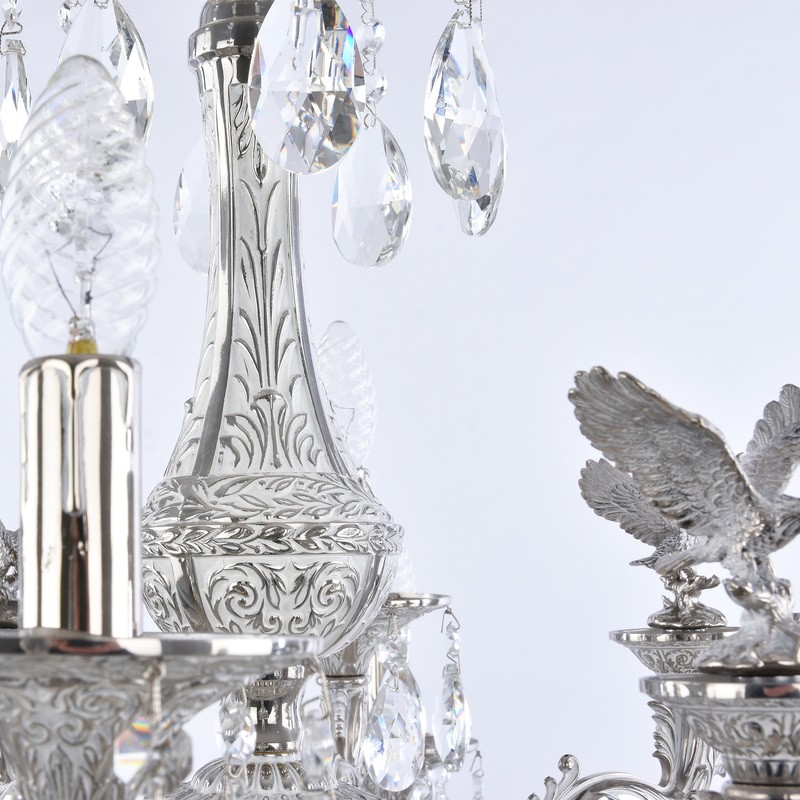 Подвесная люстра Bohemia Ivele Crystal Florence 71119/12+4/285 B NW FE1S