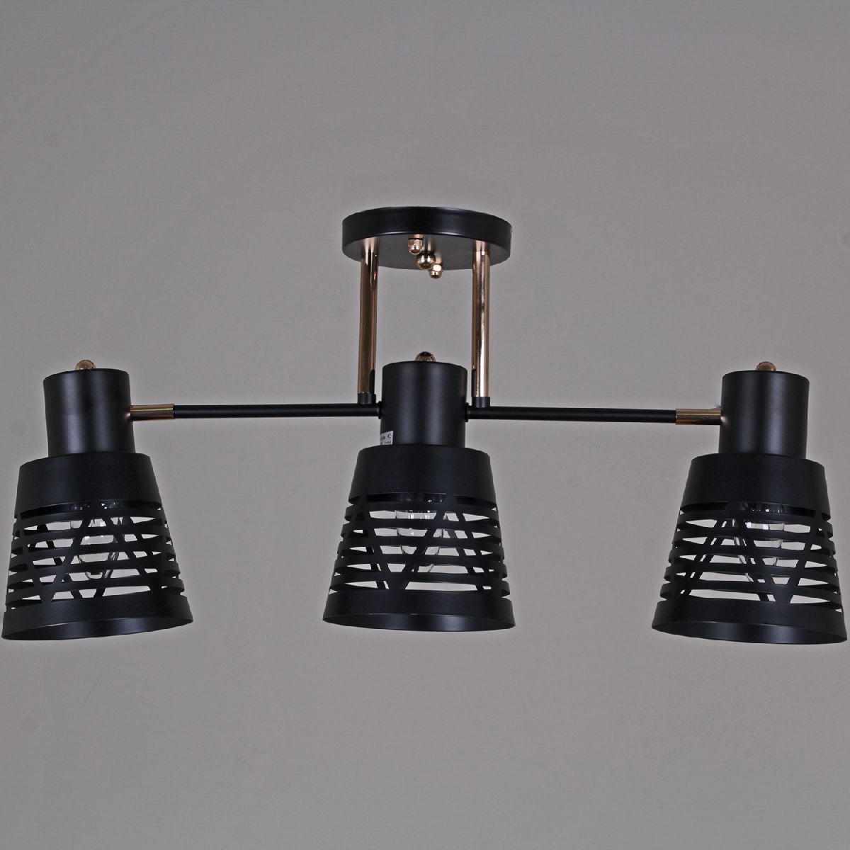 Потолочная люстра Reluce 06074-3.3-03 BK+FG