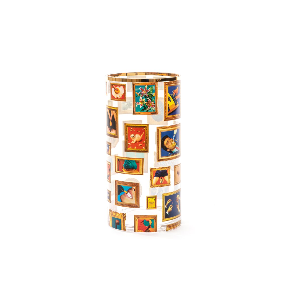 Ваза Frames Medium Seletti Toiletpaper Glass Vase 14172