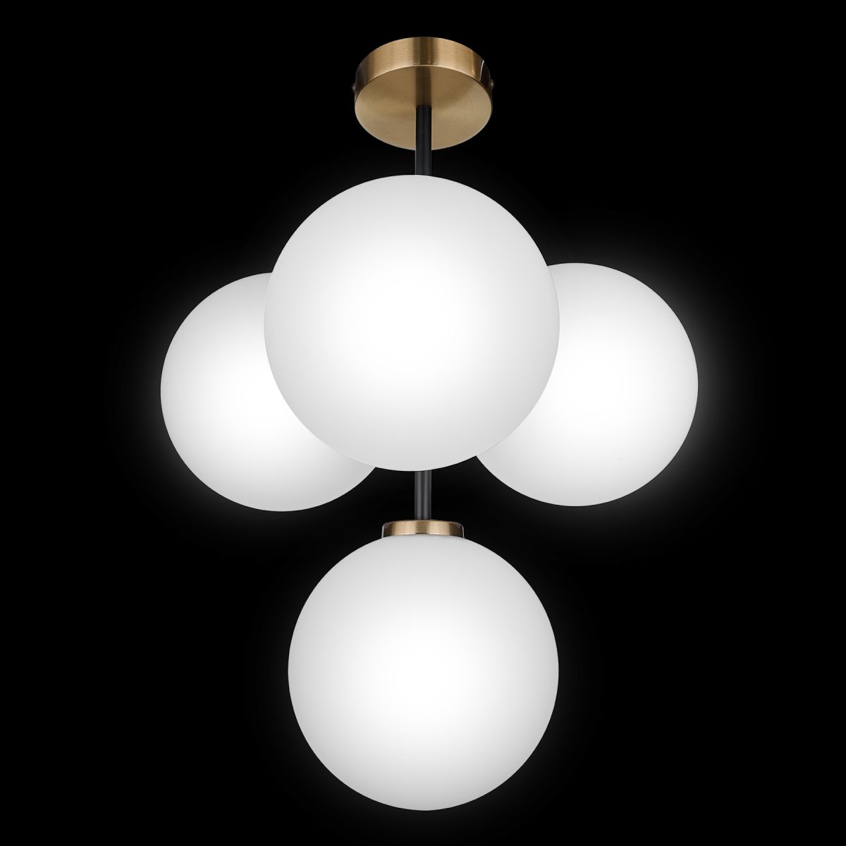 Люстра на штанге 33 Идеи CHN800S.04.17ABL.ASB-S32WH