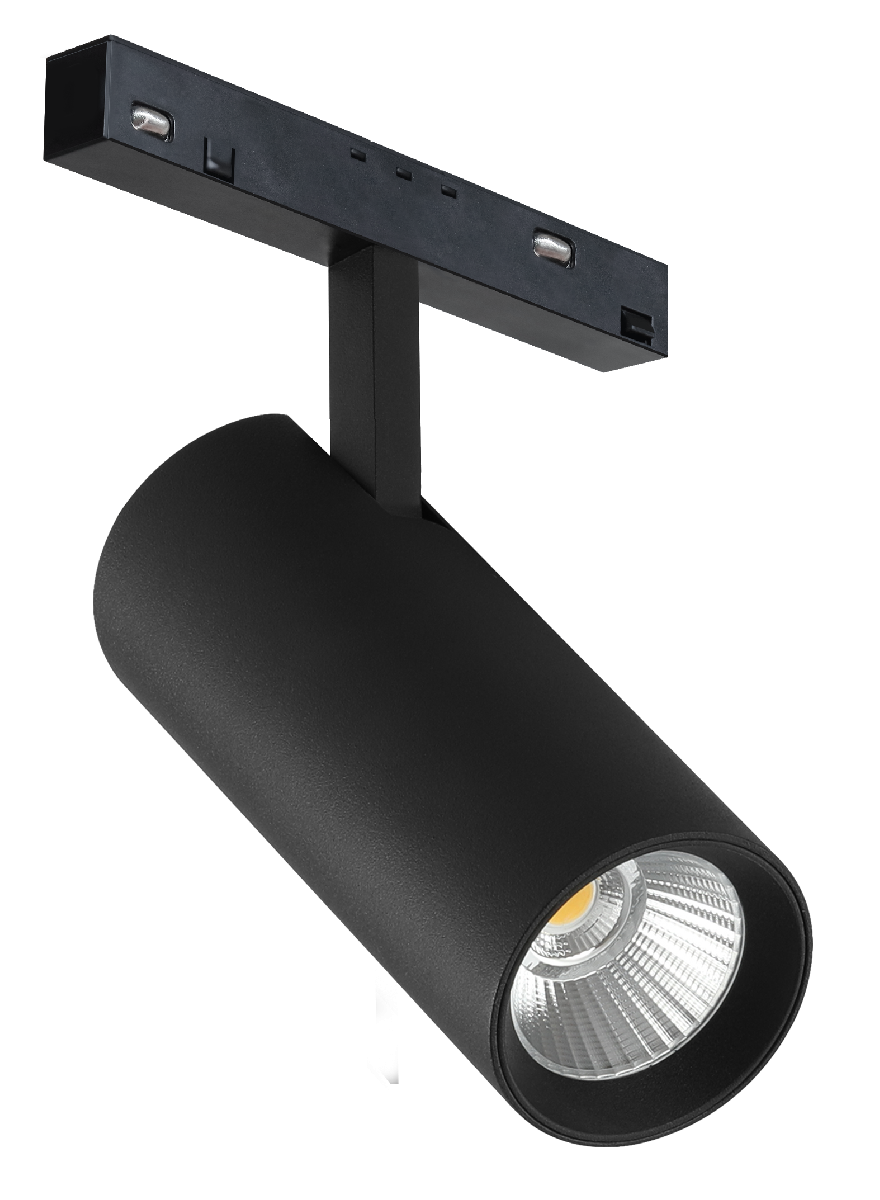 Трековый магнитный светильник iLedex Vision 4822-007-D75-30W-38DG-4000K-BK