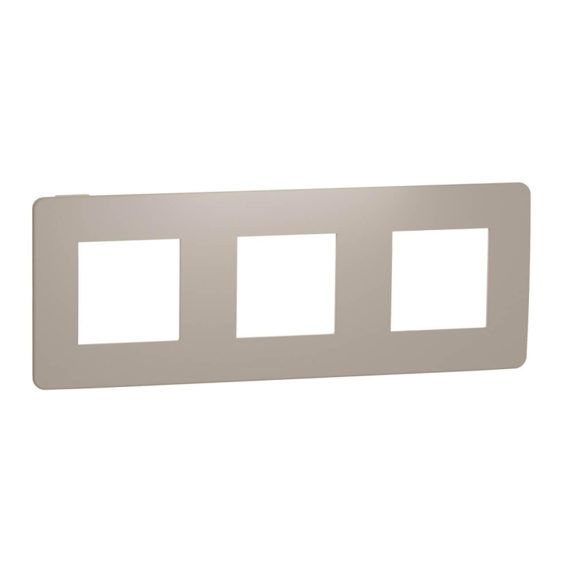 Рамка 3-постовая Schneider Electric Unica New NU280627