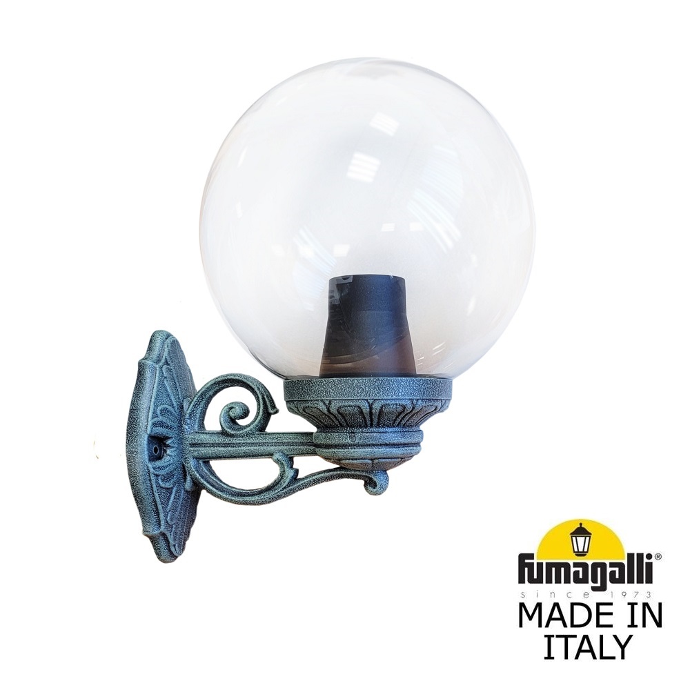 Уличный настенный светильник шар Fumagalli Globe 250 G25.131.000.VXF1R