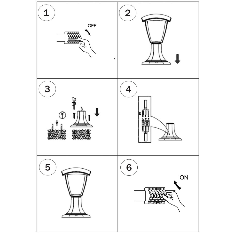 Уличный светодиодный светильник Lightstar Lampione 375970