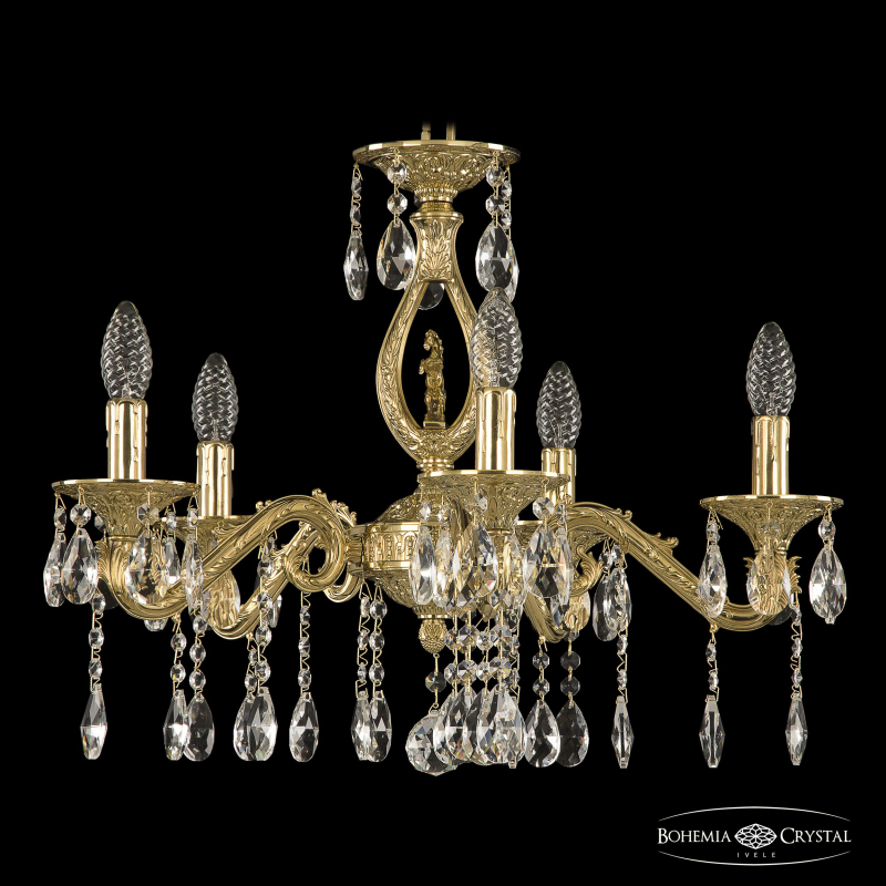 Подвесная люстра Bohemia Ivele Crystal Florence 71402/5/175 A G FH1S