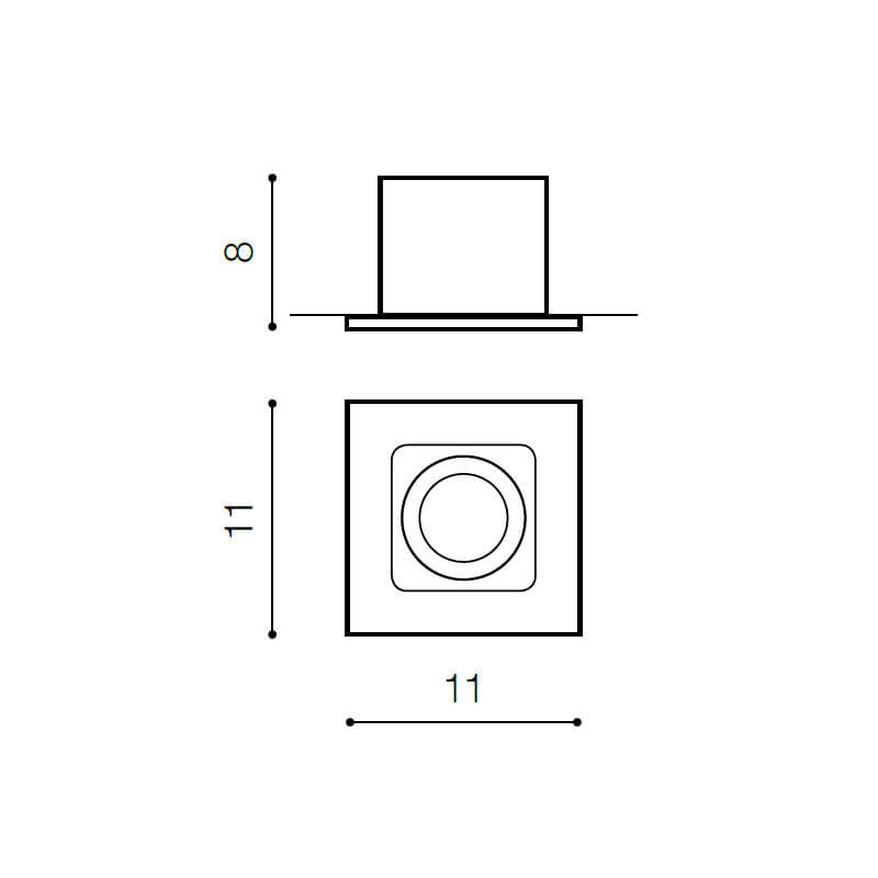 Встраиваемый светильник Azzardo Cesar AZ1152